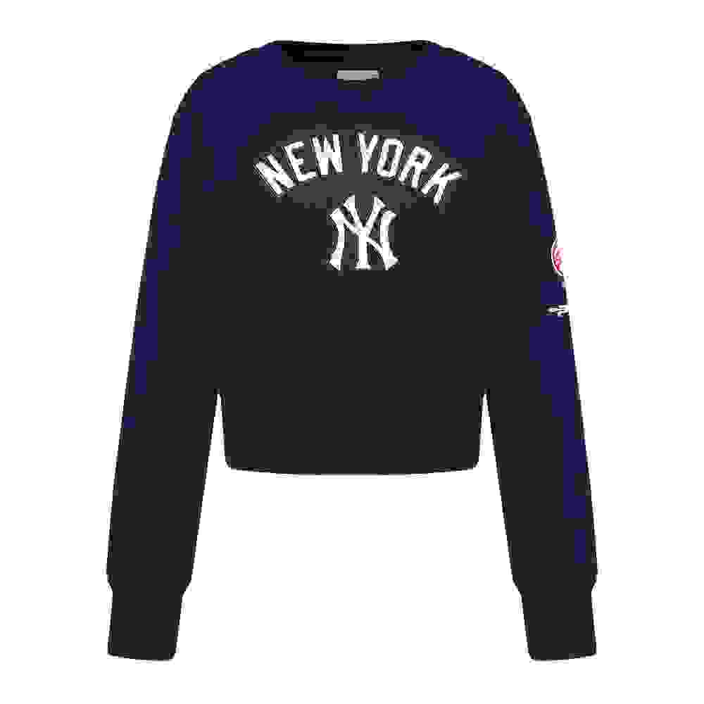 Pro Standard MLB New York Yankees Classic Big Girls' Navy Fleece Crewneck